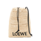 Drawstring Pocket Raffia Crossbody Bags - Natural/Black