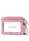 Coach Zip Card Case With Star Print - Dusty Pink/Multi