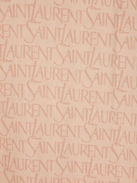 Saint Laurent Printed Modal Blend Scarf