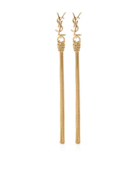 Saint Laurent CASSANDRE Tassel Earrings