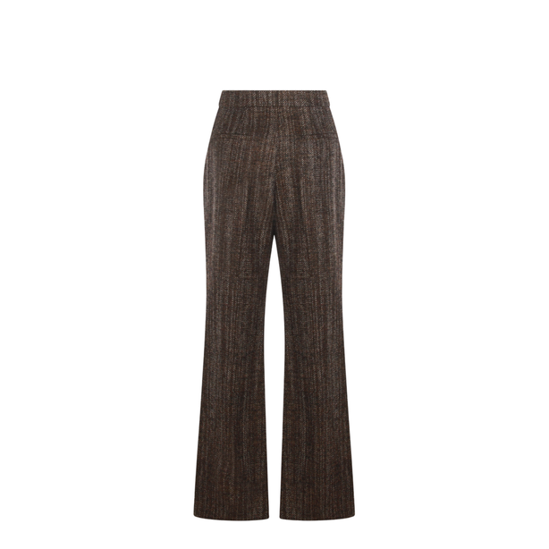 Rust Wool and Alpaca Trousers