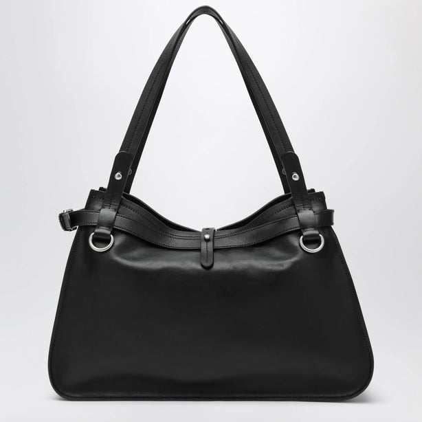 Black Leather Shoulder Bag