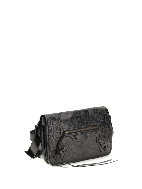 Balenciaga Small Le City Shoulder Bag - Black