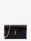 Saint Laurent Cassandre Envelope Clutch Crossbody  Bag with Chain - Nero