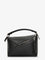 Loewe Puzzle Edge leather handbag with engraved Anagram logo - Black