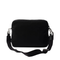 Logo-Plaque Re-Nylon Messenger Bag - Black