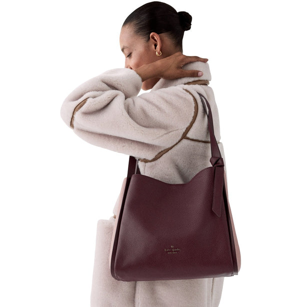 Kate Spade Knott Colorblock Large Carryall Bag - Grenache Multi KM662