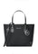 Michael Kors Eva Extra-Small Saffiano Leather Convertible Tote Bag - Black
