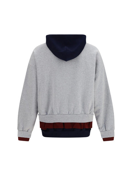Balenciaga Three-layer Hoodie - Heather Grey