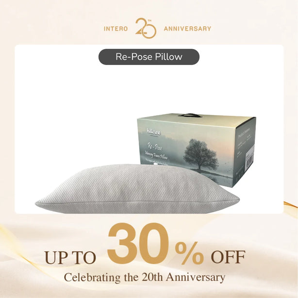 Hillcrest I ComfyLux I Vacuum Pack Re Pose I Memory Foam Pillow