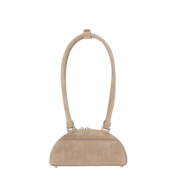 Mini Shoulder Bag Mini Cow Leather Shoulder Bag - Grey