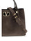 Valentino Garavani Small suede Handbag - Ebony Brown