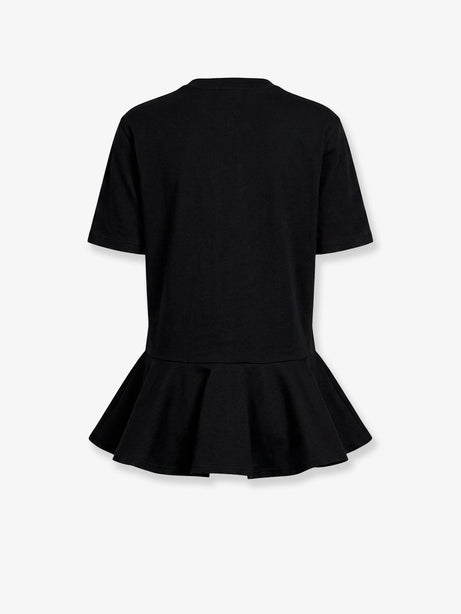 Alaïa Crinoline cotton jersey T-shirt - Noir