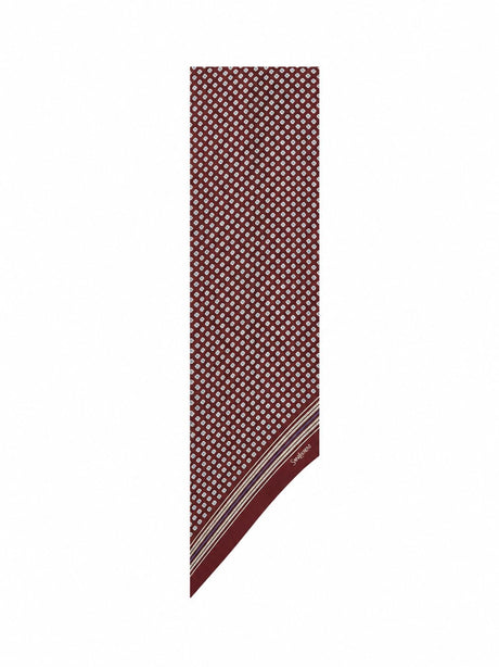Saint Laurent Lavalliere Motifs Fl Scarf