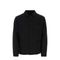 Black Wool Blend Overshirt