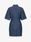 Fendi Chambray Denim Chemisier Dress - Navy