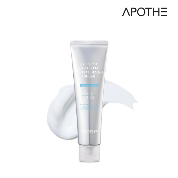 [APOTHE] Exosome Squal-Tox Moisturizing Cream 60ml – Squalane & Centella Hydrating Face Cream, Firming & Soothing Moisturizer[International Shipping]
