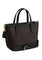 Coach City Mini Tote Bag In Signature Canvas - Walnut Black