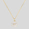 KATE SPADE You're A Gem Flower Pendant Clear/Gold RS-KO965