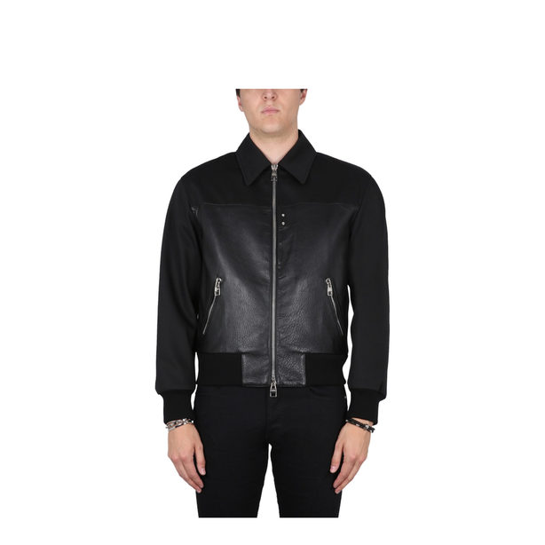 Leather Bomber Jacket