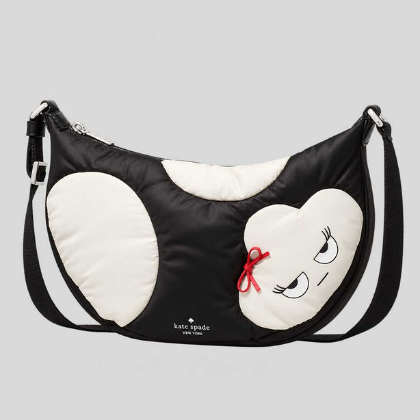 KATE SPADE Carter Monsters Sling Crossbody Bag Black Multi RS-KP889