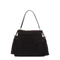 Kalispera Medium Suede Shoulder Bag - Black