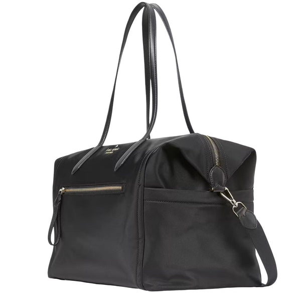Kate Spade Chelsea Nylon Large Weekender Bag - Black KC525