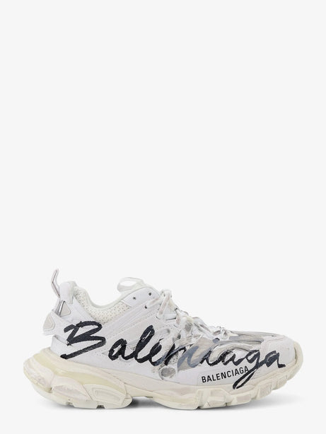 Balenciaga Track Signature sneakers with side logo print - Whiteblack