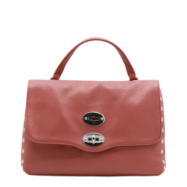 Postina Small Calfskin Handbag - Red Radicchio di Treviso