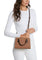 Michael Kors Marilyn Small Color-Block Saffiano Leather Messenger Bag - Brown