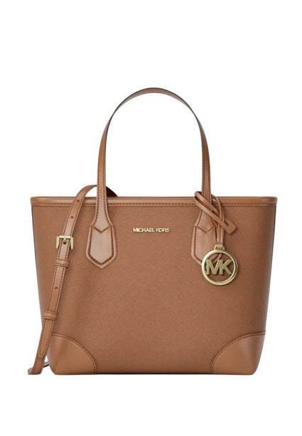 Michael Kors Eva Extra-Small Leather Convertible Tote Bag - Luggage