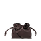 Flamenco Mini Calf Leather Clutch - Brown