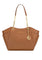 Michael Kors Jet Set Travel Large Chain Shoulder Leather Bag - Brown