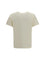 Moncler Cotton T-shirt with a tone on tone embroidered logo - White