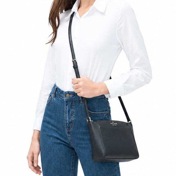 Kate Spade Monica Small Crossbody Bag - Black WKR00258