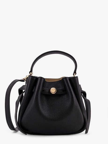 Tory Burch Romy Mini leather shoulder bag - Black
