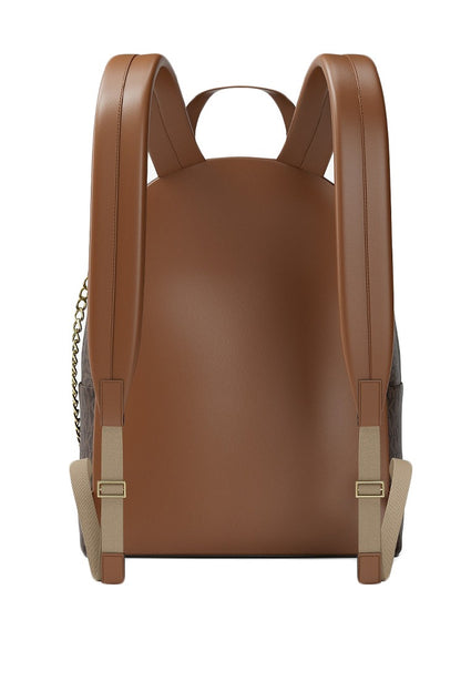 Michael Kors Slater Medium Signature Logo Backpack - Brown
