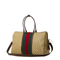 Gucci Ophidia Medium Canvas Duffle Bag - Sand and Brown