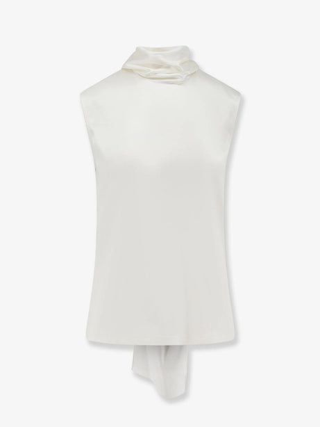 Bottega Veneta Stretch satin top - White