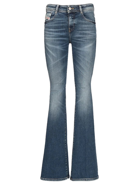 Diesel Low Waist Bootcut Jeans 1969 D-Ebbey - Blue