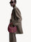 Saint Laurent ICARE Small Lambskin Handbag - Rouge Cabernet