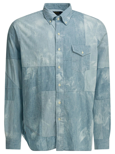 Polo Ralph Lauren Tie-dye classic-fit casual shirt - Blue