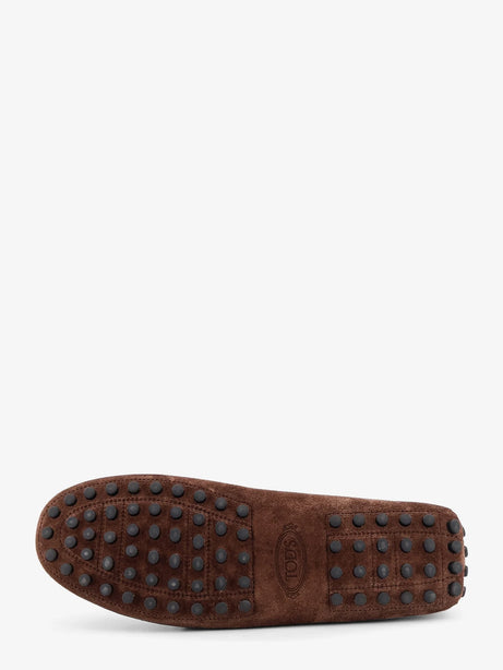 Tod'S Suede loafers with Gommini detail on the back - Marrone