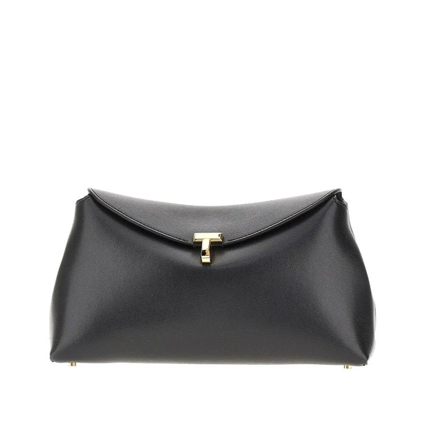 TOTEME Leather 'T-lock' clutch