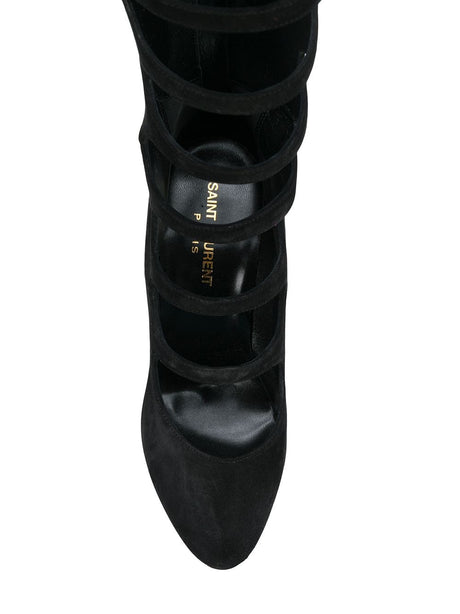 Saint Laurent Boot Joplin 105 Cachemere Black