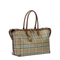 Medium Check Zip Tote - Archive Beige