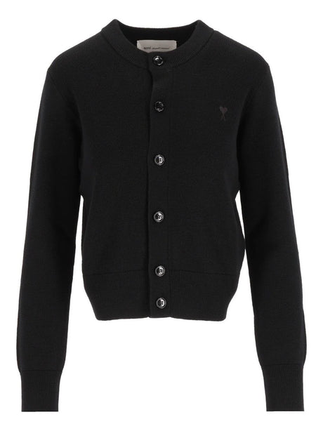 Ami Knit Cardigan - Black