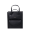 Pocket Medium Calf Leather Handbag - Black