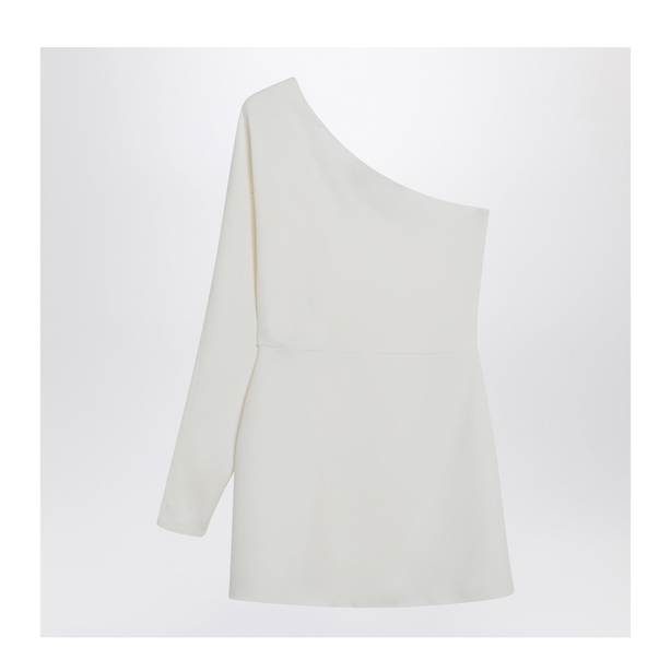Ivory One-Shoulder Top in Couture Cady