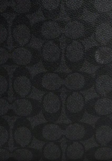 Coach Mens Ethan Pack In Signature Canvas - Gunmetal/Black